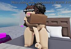 यो ब्लैक्ड फेम्बॉय की सिसी गांड को बीबीसी ने गीली चुदाई दी 😈
