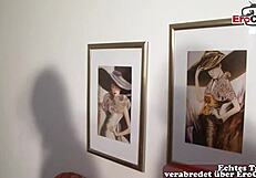 Německá babička touží po svém prvním amatérském trojce v pornu