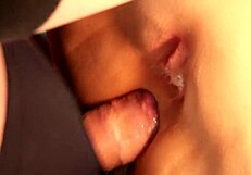 Долблю тугую жопу твердым хуем для двойного кайфа