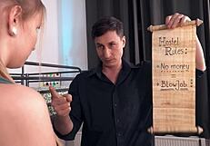 Hell Yeah! Blonde Lesbian Dominates Redhead Stepsister with Wild Licking in Bed - A Girl Knows!