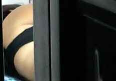 Look at me banging your wife rough doggy style while you watch outside