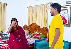 देसी हॉर्नी फीमेल लोकल सर्वेंट को हार्ड फकिंग के लिए सेड्यूस करती है