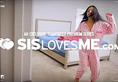 I caught horny teen rubbing herself, couldn’t resist