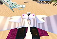 Lumikilpailu isoilla tisseillä ja perseillä siemennyskohtauksilla