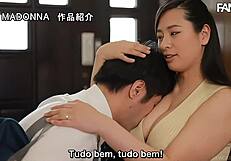 내 계모의 큰 가슴이 하나 하루나와 나쁜 일 잊게 해