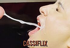 Esa Caliente Coneja con Gran Culo Tomó Todo el Zanahoria en su Coño en Cassiflix