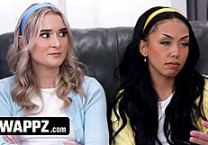 Rozmazlené nevlastní dcery konečně legální pro skupinový sex s otci a strýci v felaci a zezadu orgii