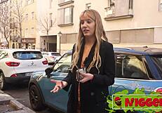 美しいカーブィーなラティーナLizzie Falconatが筋肉質黒人男性をシュガーダディとして好み、人種間プレイを楽しむ