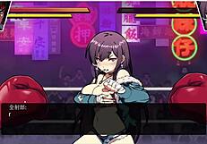 Kvinnelig fistisme del med store titter og rumpe