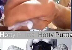 Tribut cum ke hotty puttta milf, banyak cum di vagina botaknya