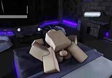 La mia troia personale mi fa venire due volte di fila su Roblox