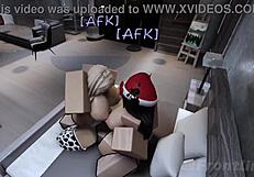 kaksi isotissistä naista halusi tanssia klubilla