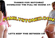 stepdad and jade nile fuck in living room and get caught