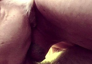 Amature gay sex video exposes male threesome of white haired men with large cocks