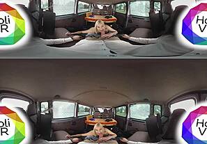Daisy Lee’s hot audition on bumsbus, 360 degree VR experience
